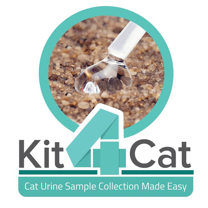 KIT4CAT 2lb Hydrophobic Litter Sand Cat Urine Sample Collection Kit