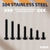 1/4-20 x 2 (20 Pack) Flat Head Hex Socket Cap