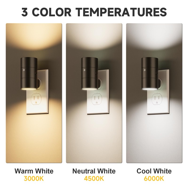 NIORSUN Dimmable Night Light,LED Night Lights Plug Into Wall 0-100LM