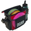 DGA Disc Golf Starter Disc Golf Bag (Red), 5 Pocket