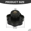 XPEX Star Grip Nut M8, Wing Nut M8 Female Thread