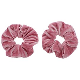 Zac's Alter Ego Pair of Luxurious Velvet Hair Scrunchies - Variety of Colours