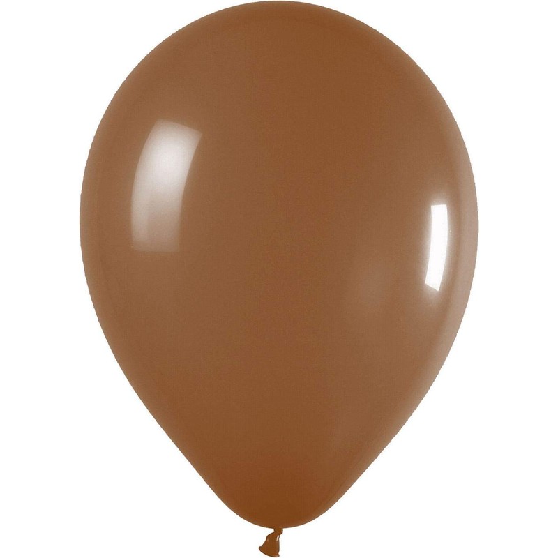 25pcs Plain 12" Brown Helium Quality Latex Balloons Birthday Wedding