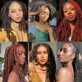 Kackanaa 16 Inch Afro Kinky Curly Human Hair Bulks for Dreadlock Extensions 1 Pack Marley Twist Hair Bulk for Mini Twist Repair Locs Honey Brown Springy Afro Twist Human Hair Bulk, 30g /Pack