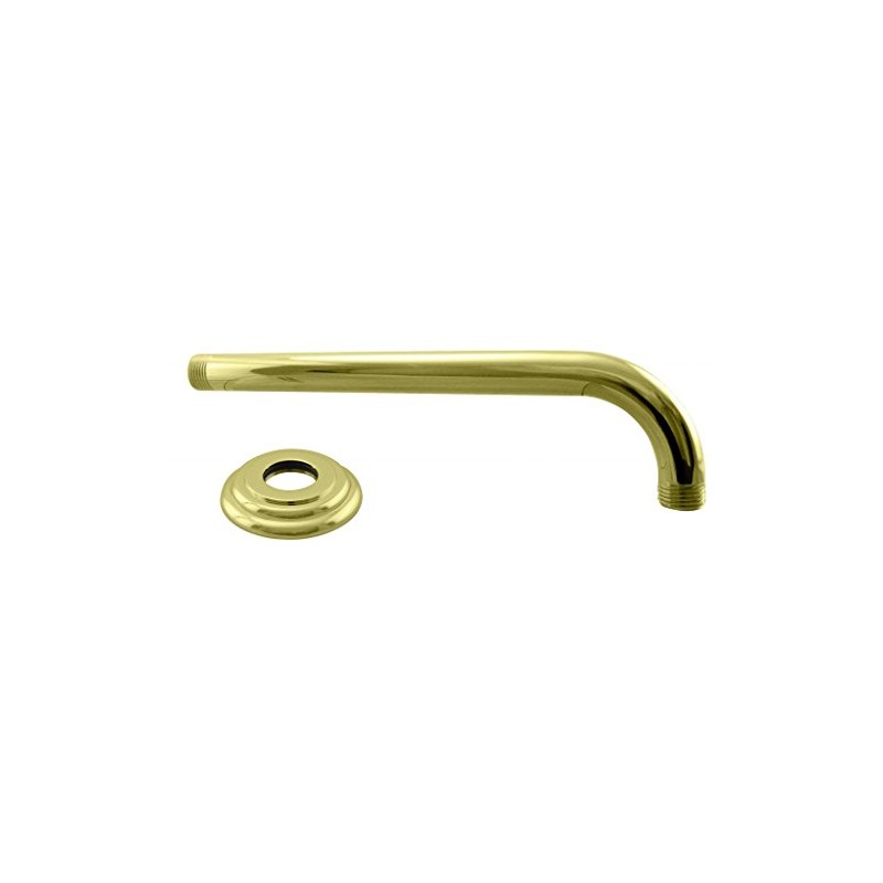 Westbrass D3700-1-01 1/2" IPS x 10" IPS Wall Mount 90-Degree