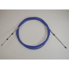 Forcitory Marine Throttle Shift Remote Control Cable Replacement 33C Fit for Yamaha Outboard Engines - Blue, 15FT, 2 Pack