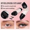2PCS Eyeliner Stamp Set Black & Brown, 2025 New Foldable