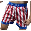 Rocky American Flag Boxing Shorts Apollo Creed Replica Short Trunks
