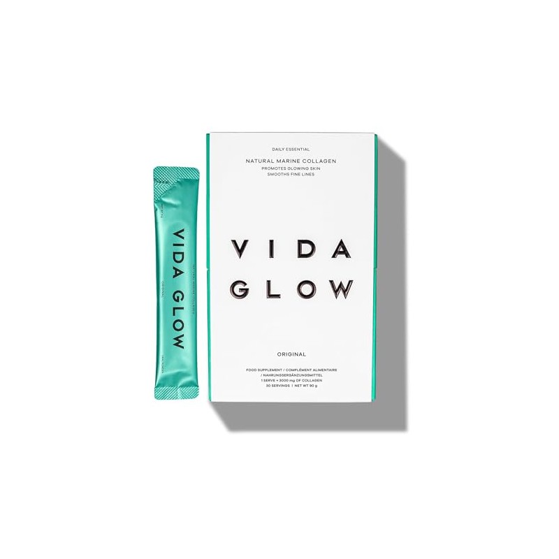 Vida Glow Daily Essential Natural Marine Collagen Sachets 30 x