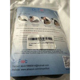 Dr.Foot Dr. Foot Heel Grips for Men and Women Self-Adhesive Cushion Grey, Beige & Black