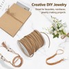 1 Roll 45 m x 3 mm Flat Leather Cord,