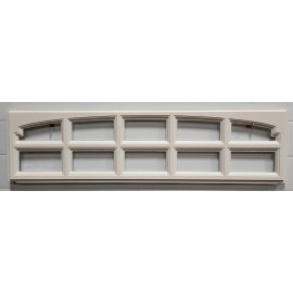 Clopay Ideal Holmes CHARLESTON 608 ALMOND Replacement Window Inserts/LONG Panel HOLMES Garage Doors