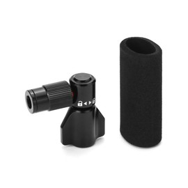 QWORK® CO2 Bicycle Pump for Presta & Schrader Valves, CO2 Bicycle Pump with Sleeve for Road Bike MTB, without CO2 Cartridges