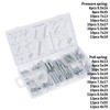 200 Piece Metal Spring Set Assortment Kit: Compression, Tension, Extension