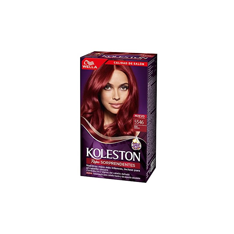 Koleston Tinte Permanente 5546 Rojo Exótico, 70 ml - Paquete