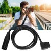 D tAP Female to XLR 4pin Male Adapter Power Cable