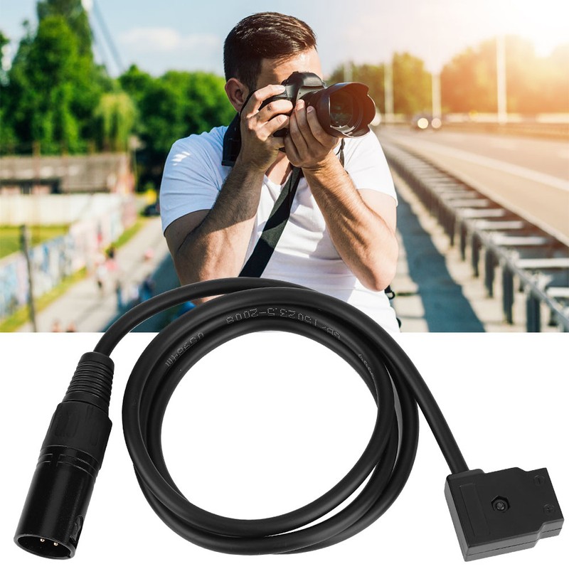 D tAP Female to XLR 4pin Male Adapter Power Cable