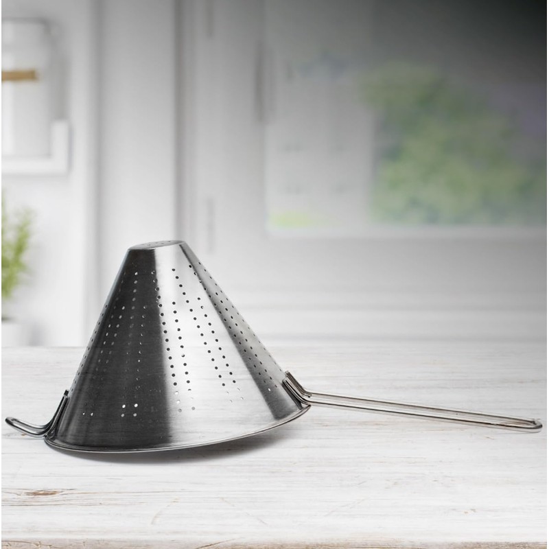 Arga Spitzsieb Küchensieb, Durchmesser 16 cm, aus Edelstahl