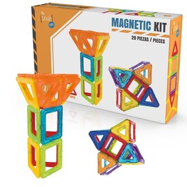UNVI - Magnetic Kit 20 Pieces Tachan Building Games, Multicoloured (709T00632)