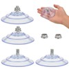AccEncyc Upgraded Large Suction Cup with Screws 3.4"/85mm Plastic Suction