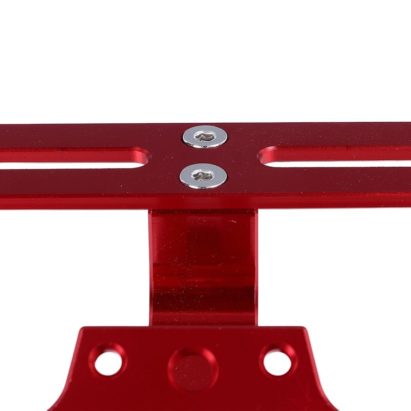 Adjustable License Plate Frame with Light Aluminum Alloy Mudguard Eliminator