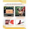 Strapinno 4pcs Retractable Ratchet Straps Bundle 1in x 6ft Ratchet