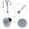 4Pcs 1" I.D Grey Replacement Feet Rubber Suction Cup Feet
