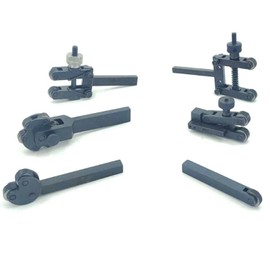 MachEl Lathe Knurling Tool Set – Pack of 6 Precision Tools for Accurate Knurling