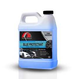 Blue Protectant Premium Spray-on Tire Shine, High Tire Shine Sprayable Dressing and Protectant For Tires, Trim, Rubber and Plastic, Long Lasting Premium Dressing Half Gallon (64 oz)