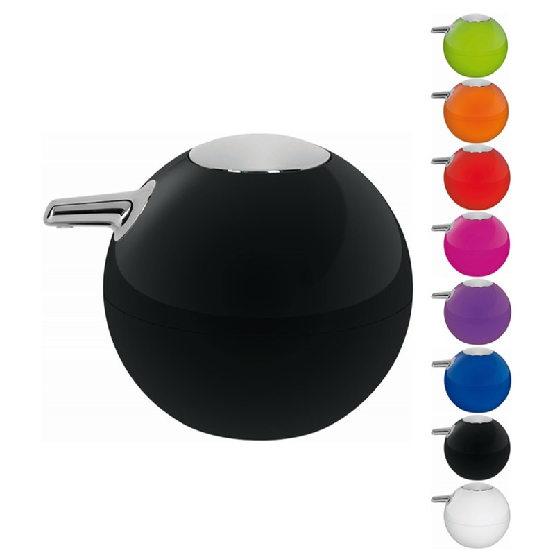 Spirella 10.17239 Soap Dispenser Bowl Glossy Black