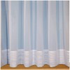John Aird Sarah - Plain White Net Curtain With Envelope