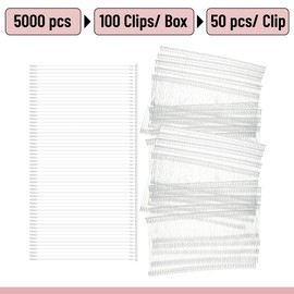 Mr. Pen- Standard Tagging Gun Fasteners, 2 Inch, 5000 pcs, White, Plastic Tag Gun Fasteners, Tag Gun Refills, Tagging Gun Refill, Stitch Gun Refill, Price Gun Tags Refills, Pricing Tag Gun Barbs