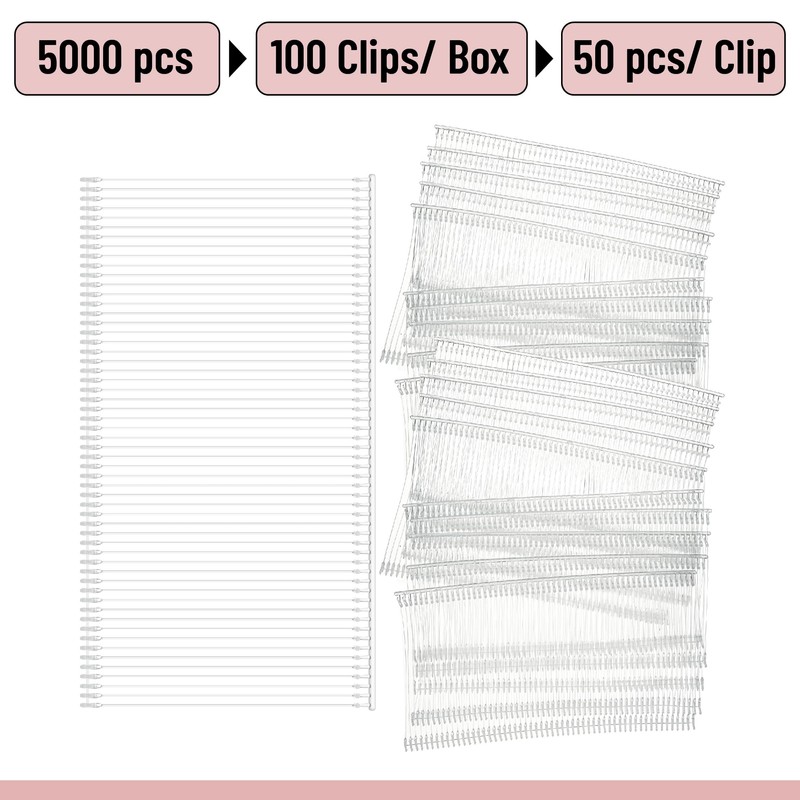 Mr. Pen- Standard Tagging Gun Fasteners, 2 Inch, 5000 pcs,