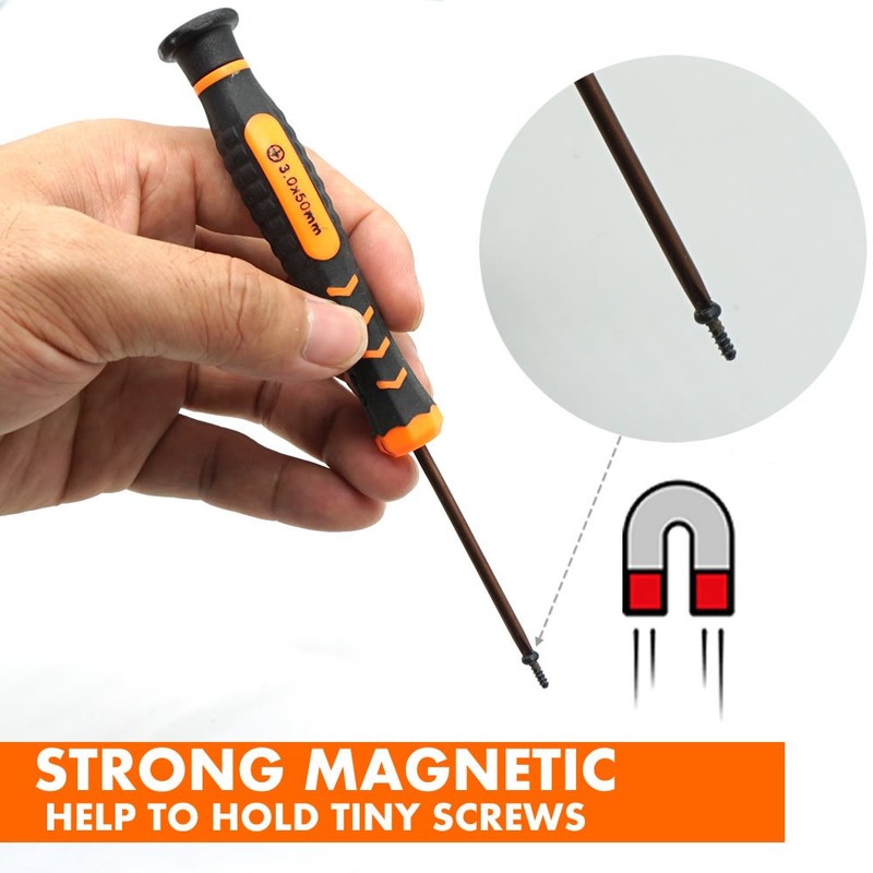 Small Phillips Screwdriver Set,TECKMAN 5 Piece Repair Tools Kit for