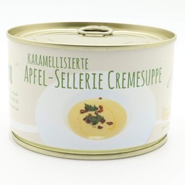 Diem - Apple Celery Cream Soup Refined with Cream - Caramelised - Tin, Preserved 400 g - Long MhD