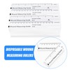 Mevlshcey 100 Pcs Wound Measuring Tape 6 Inch Wound Ruler