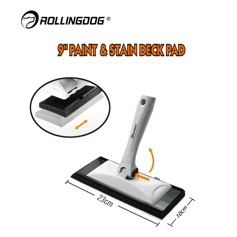 ROLLINGDOG 1PC 9" (23cm) Paint Pad Refill for Walls and