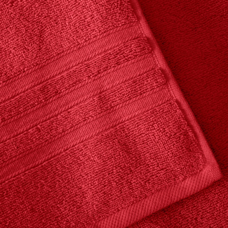 Catherine Lansfield Zero Twist Cotton 50x85 cm Hand Towel Red