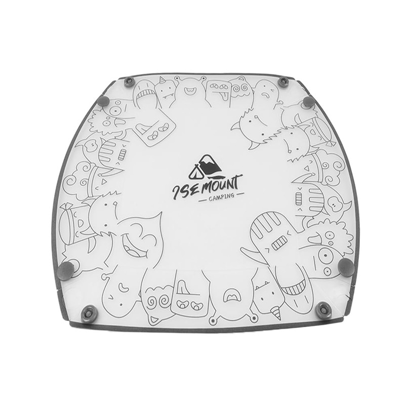 Laroal 4-Piece Portable Camping Tableware Set – Ultra-Light Folding Bowl,