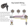 KALANBAY KALANBAY 175974 5005801 Ignition Switch & Key Assembly with