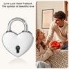 PATIKIL 1.5 Inch Love Locks Heart Padlock with Key Set,