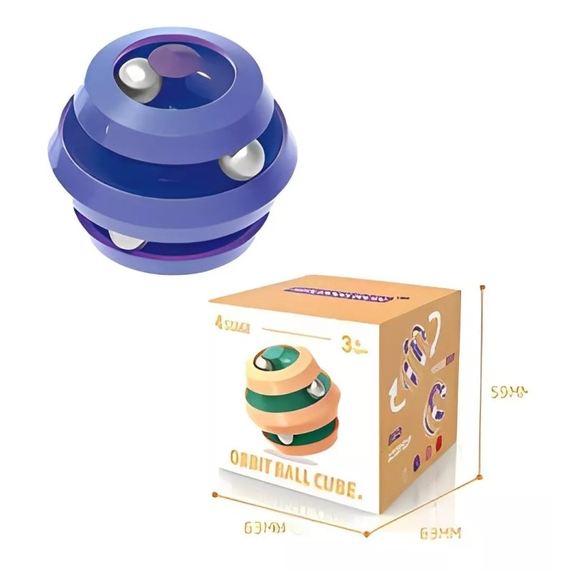 Deluxe 2x Bola Giratoria Fidget Rompecabezas Juguete Infinito
