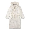 Sanetta Girls' Bathrobe, White Pebble