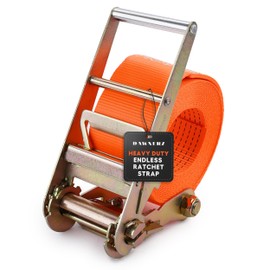 Dawnerz Endless Ratchet 30 ft x 4 inch Tie Down Strap – Heavy Duty Cargo Strap 22000 Lbs for Trucks and Trailers