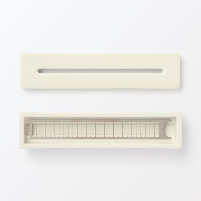 Muji 84465345 Incense Plate, Approx. 4.1 x 0.9 x 0.9
