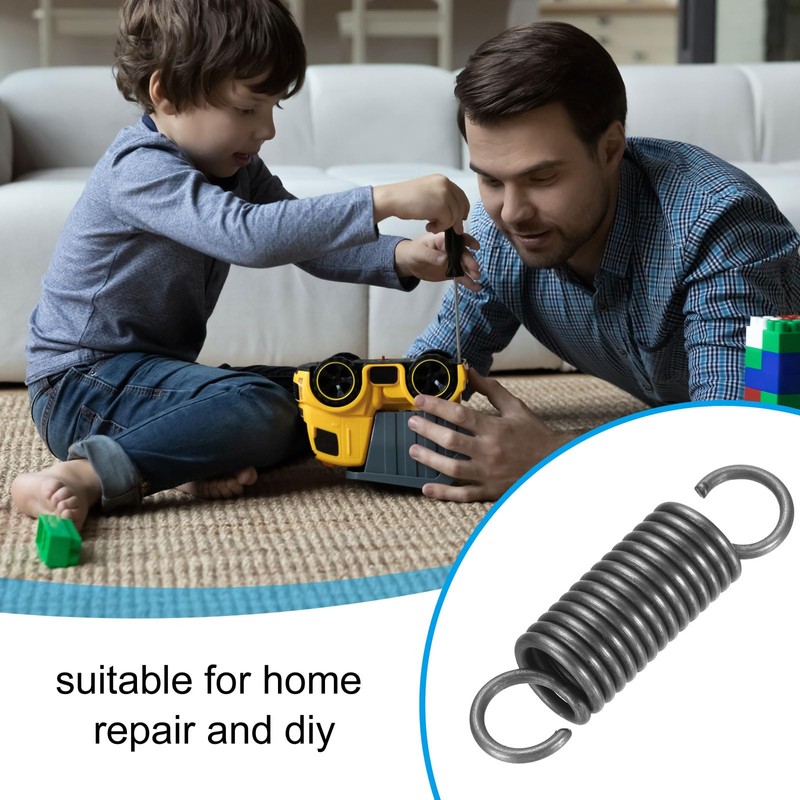 PATIKIL 1 Piece Extension Spring Wire Diameter 0.1" OD 0.7"