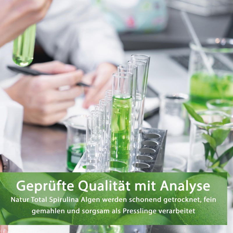 Natur Total Spirulina 400 Tabs 500 mg High Dose 100%