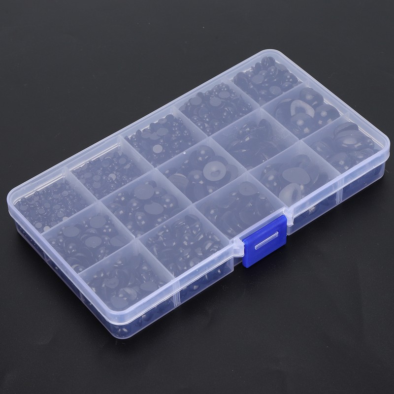 2575Pcs Plastic Eyes and Noses Pack Safety DIY Craft Kit