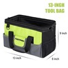 FASTPRO 13-inch Wide Mouth Tool Bag, Multi-pocket Tool Organizer with