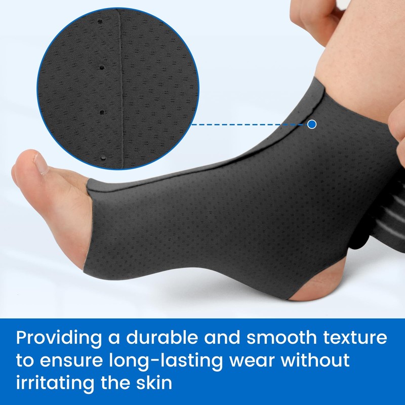 Velpeau Foot & Ankle Support Brace Compression Sleeve with Adjustable